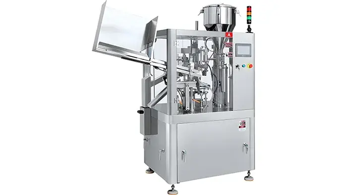 Automatische Tubenfüll- und Verschließmaschine